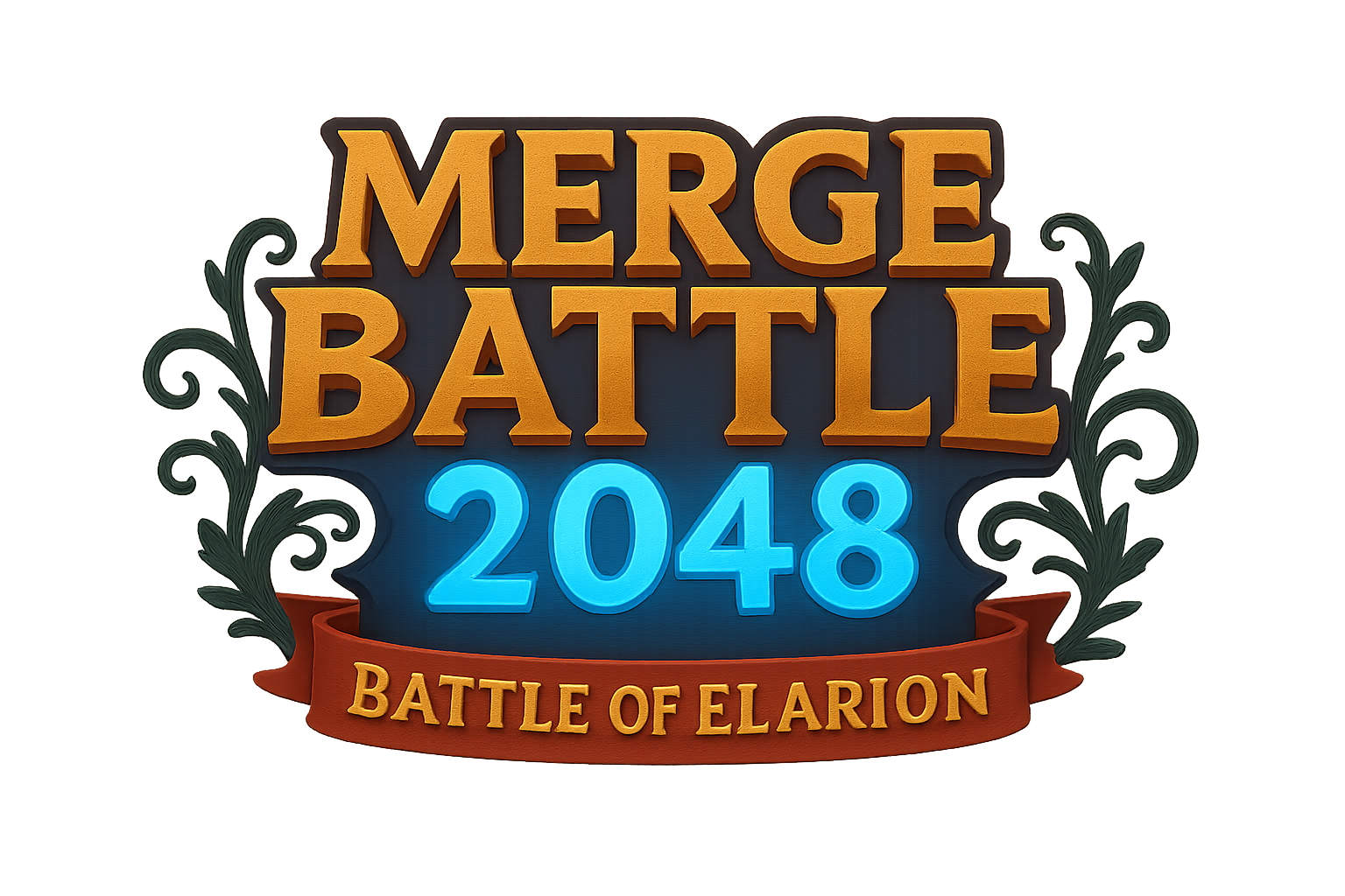 Merge Battle 2048 Logo